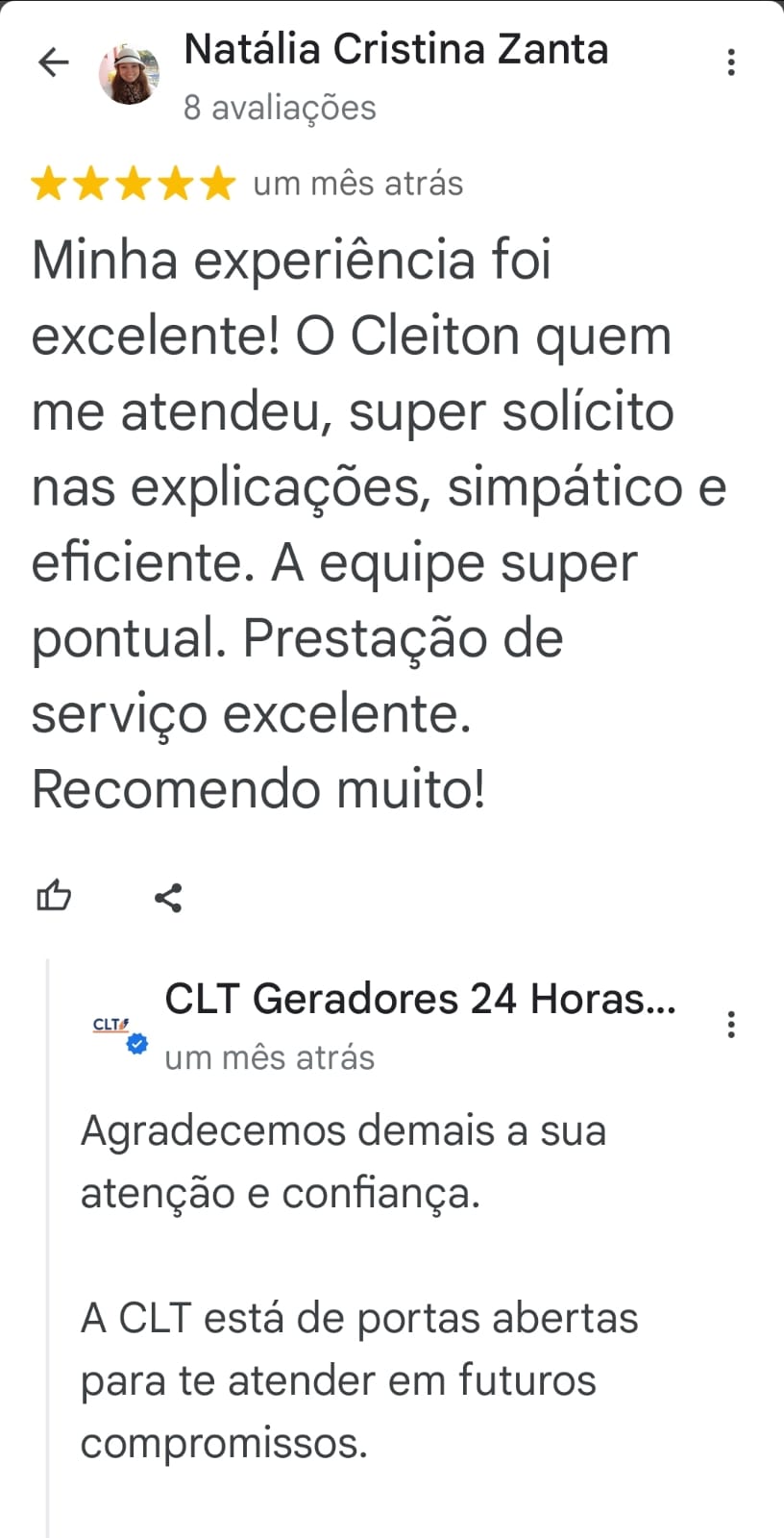 Depoimento Cliente