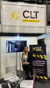 CLT Geradores na Expo Noivas 2025 stand oficial de energia para casamentos 